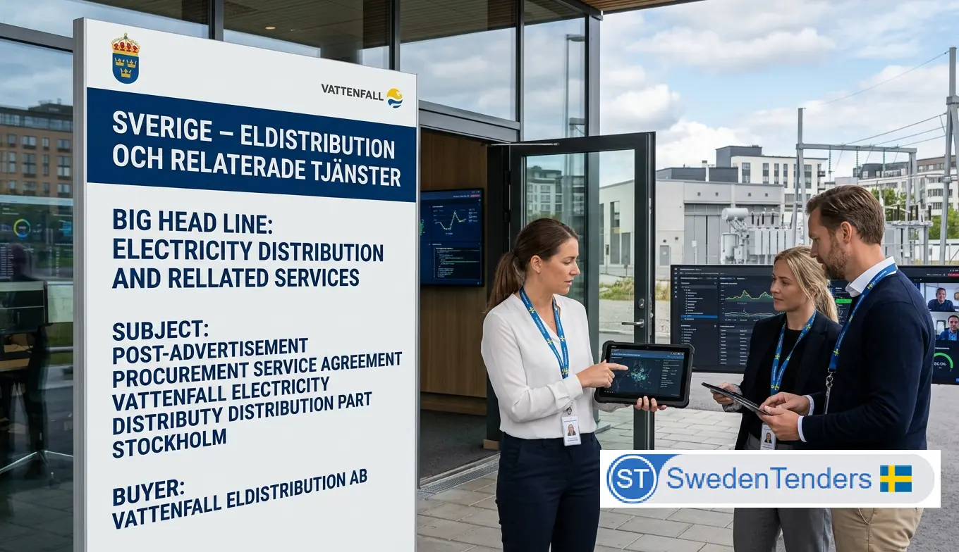 Vattenfall Eldistribution Awards SEK 1.25 Billion Stockholm Electricity Distribution Services Contract to Infratek Sverige