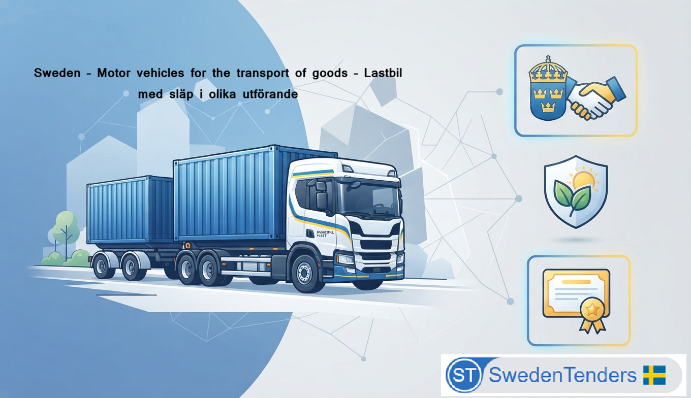 Sweden Awards Framework Contract for Heavy-Duty Truck and Trailer Procurement