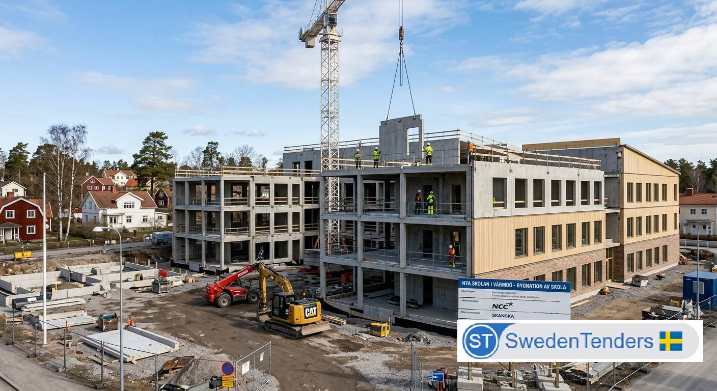 A Swedish School and Housing Project Signed in 2021 Surfaces in EU Records Five Years Later