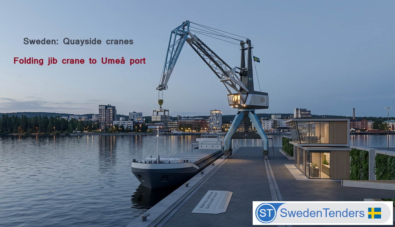 Umeå Awards SEK 44.5 Million Hybrid Quayside Crane Contract to Mantsinen Sverige AB