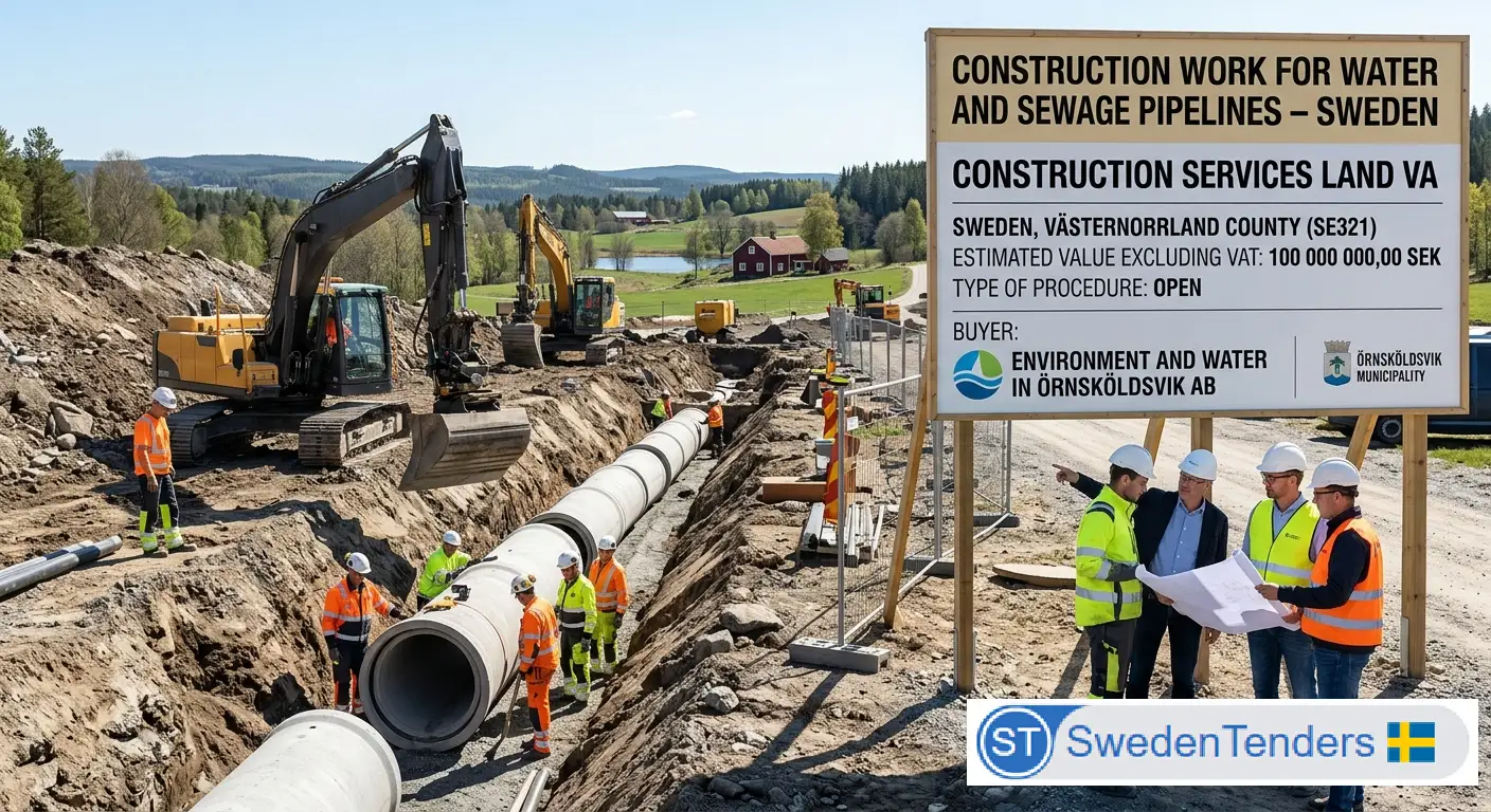 Sweden Opens SEK 100 Million Water Infrastructure Framework to Three Major Contractors