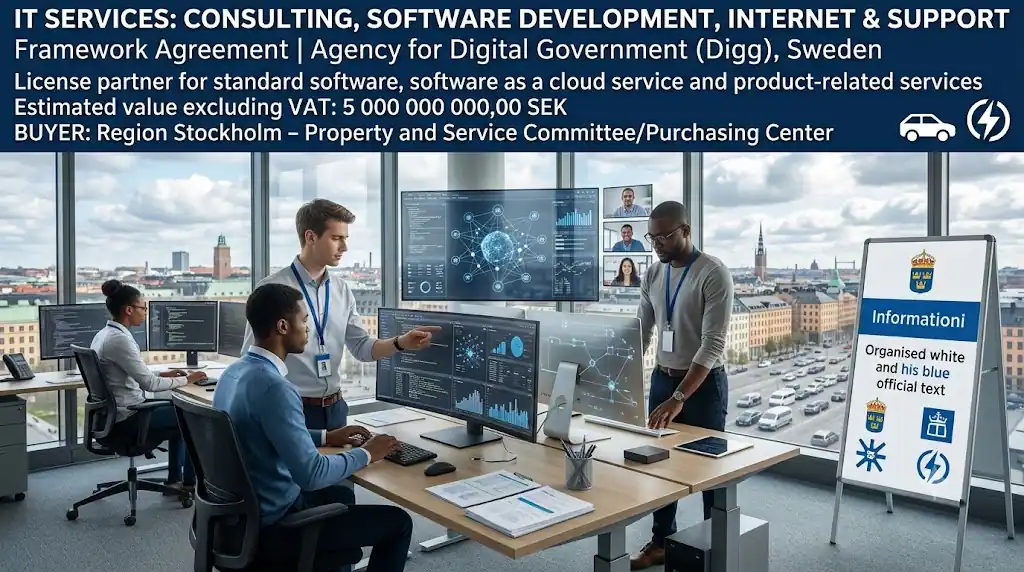 Sweden Awards SEK 650 Million Framework for Digital Government Consulting Services to 62 Suppliers