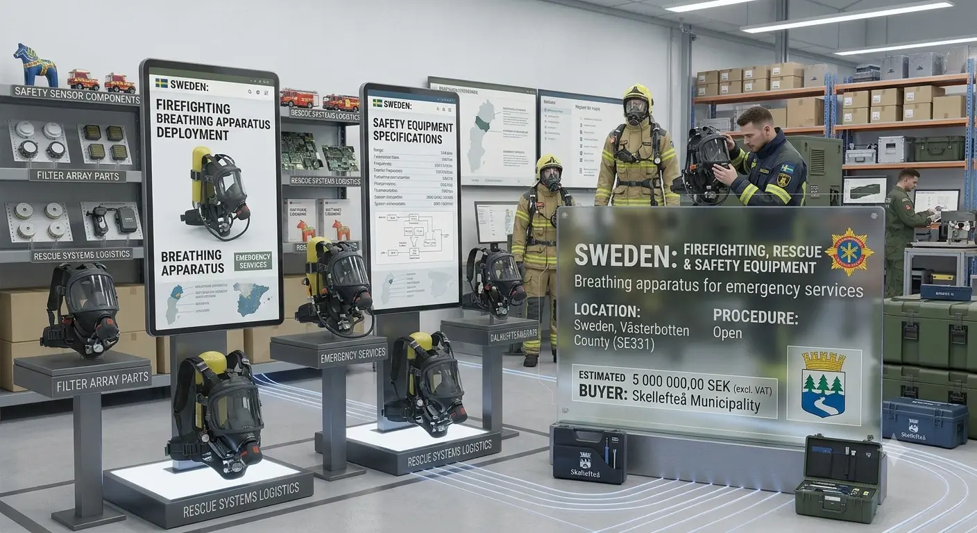 Sweden Awards SEK 5 Million Rescue Breathing Apparatus Contract to Interspiro