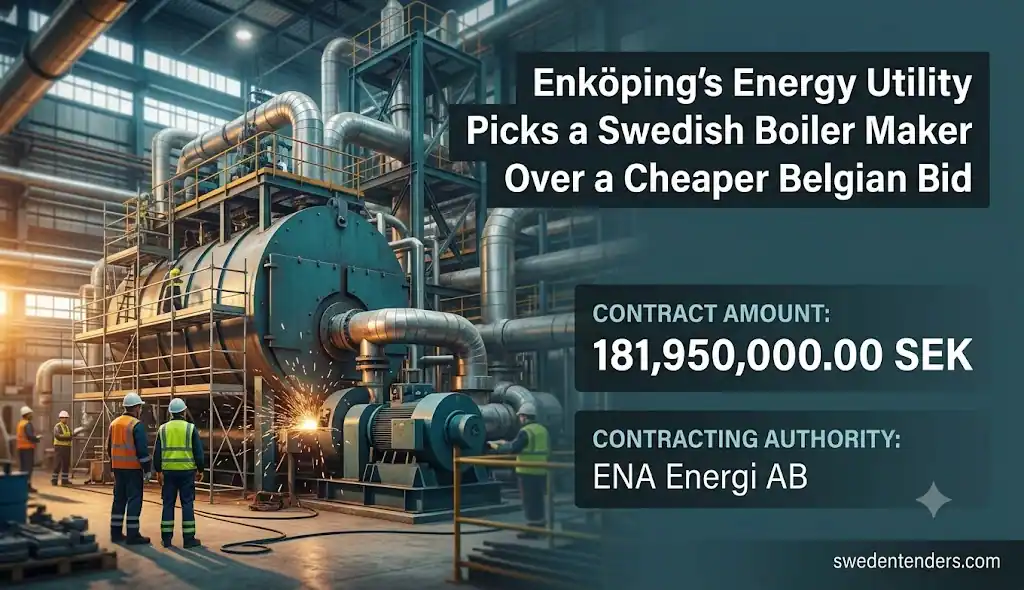 Enköping's Energy Utility Picks a Swedish Boiler Maker Over a Cheaper Belgian Bid
