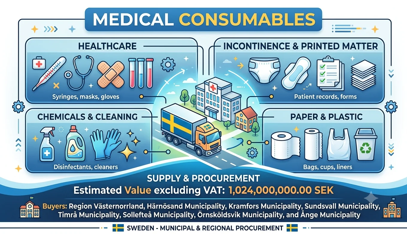 Sweden Awards SEK 1.024 Billion Medical Consumables Contract to OneMed Sverige...