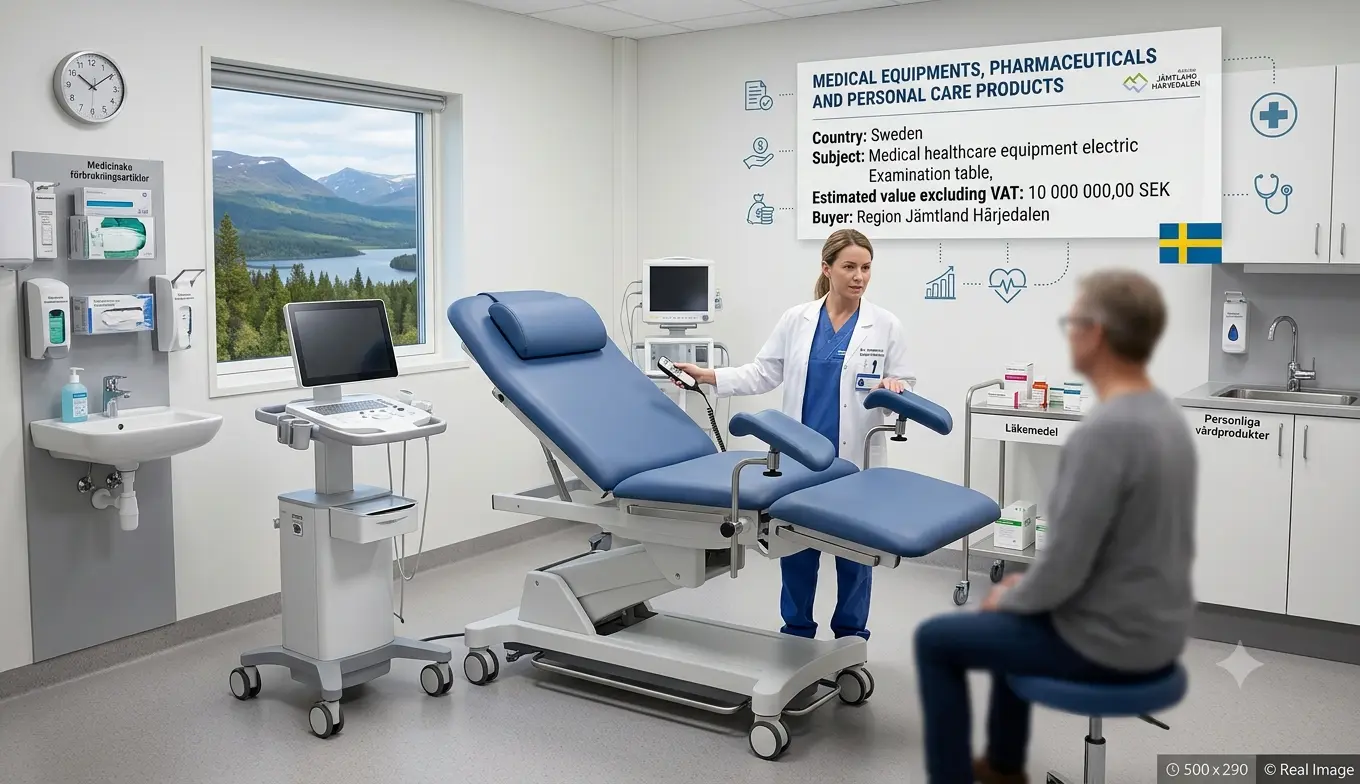 Region Jämtland Härjedalen Furnishes Its Hospitals Across 23 Equipment...