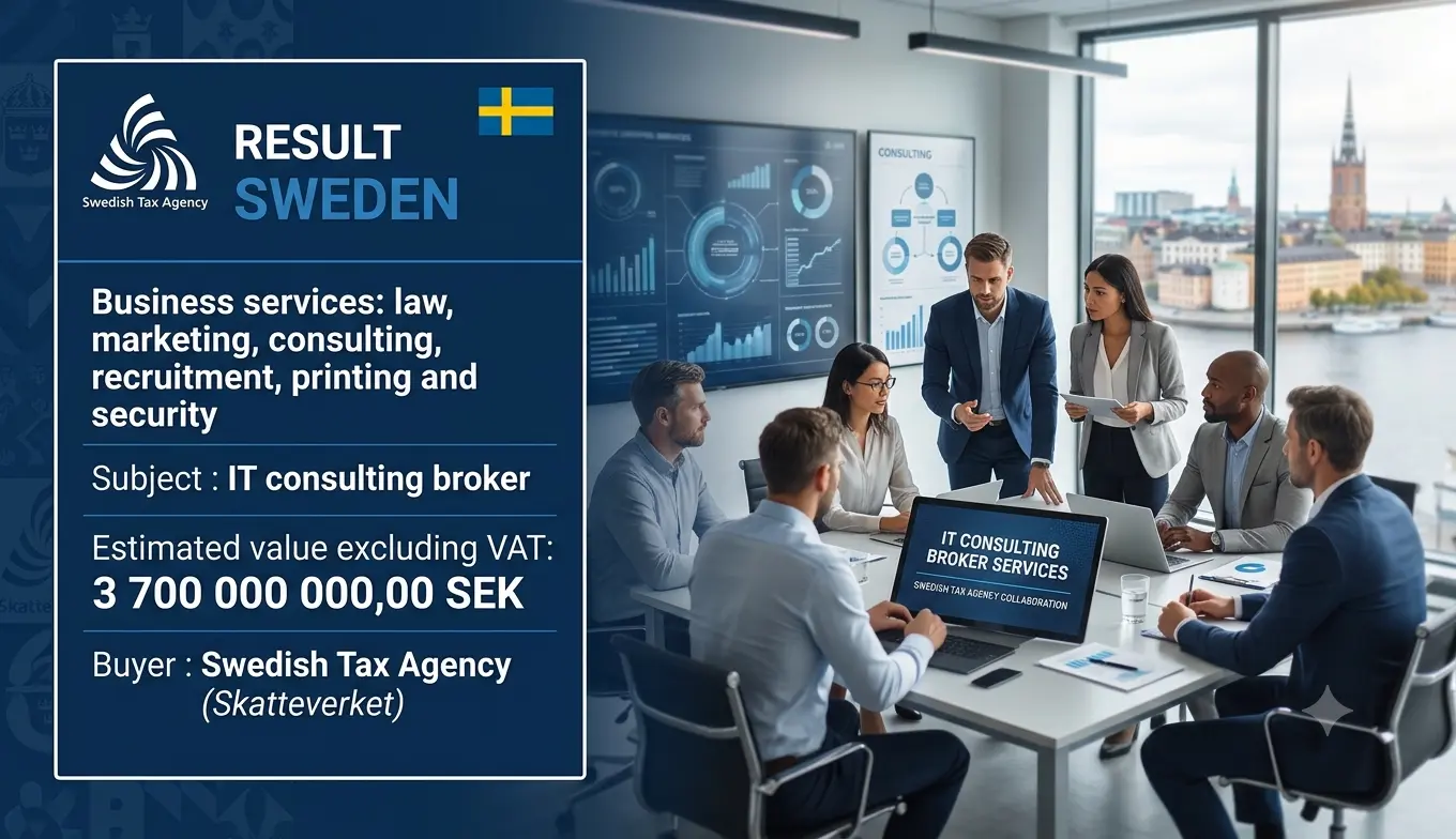 Sweden Awards SEK 3.7 Billion IT Consultant Brokerage Framework to Upgraded People AB
