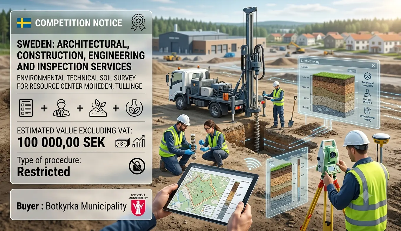 Structor Miljöpartner AB Secures Environmental Soil Investigation Contract for Botkyrka Municipality