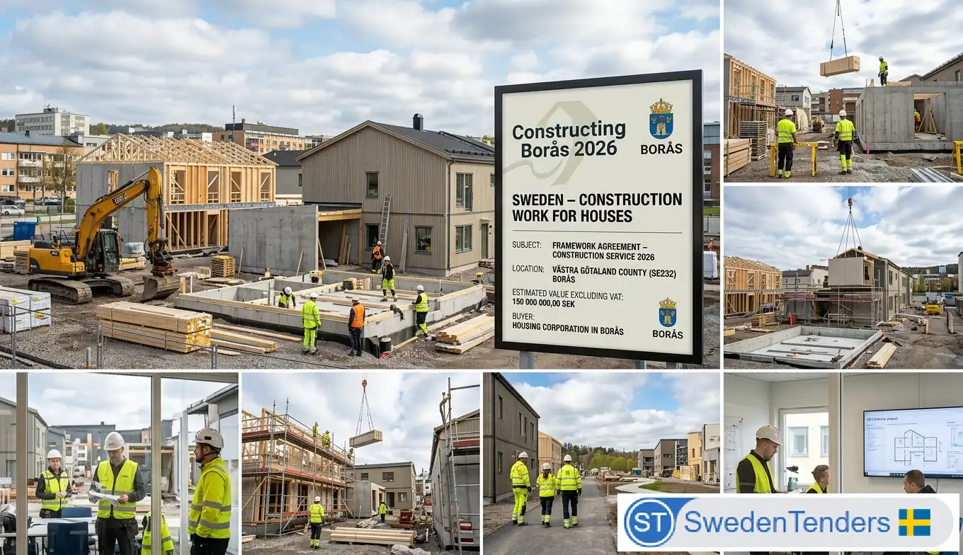 Borås Housing Company Picks Five Local Contractors Over National Giant Peab for Its SEK 150 Million Maintenance Framework