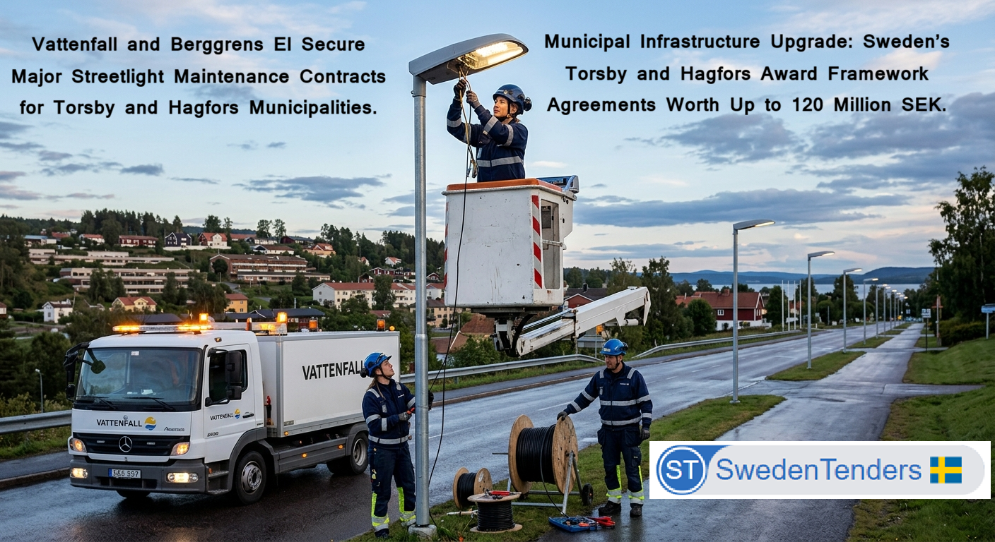 Vattenfall Services Nordic AB Wins Framework Agreement for Street and Road Lighting Maintenance in Sweden